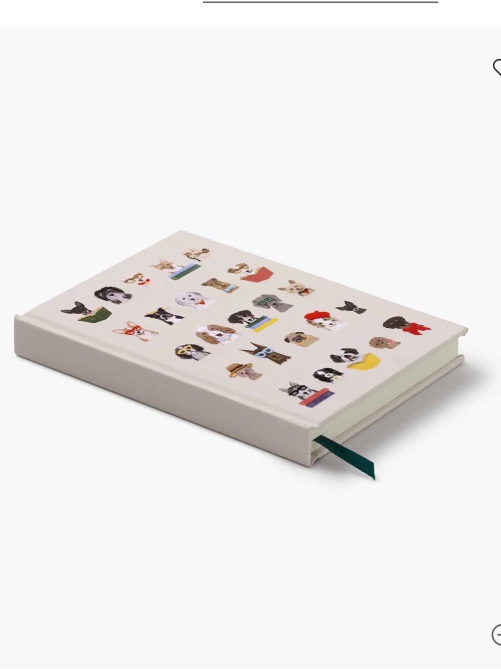 NWT Rifle Paper Co. Studious Dogs Embroidered Journal - Picture 7 of 8